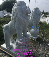 tượng đá sư tử phong thủy