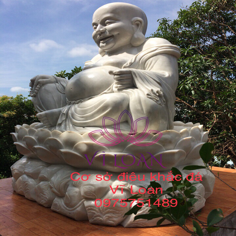 tượng Phật Di Lặc đá cẩm thạch