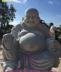 Tượng Phật Di Lặc đá cẩm thạch