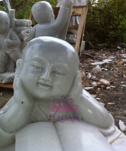 Alternative view of Tượng Đá Chú Tiểu Để Vườn Chùa