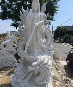 Alternative view of Tượng đá Phật Quan Âm 3m5