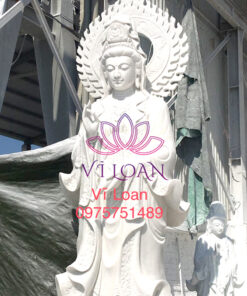 Alternative view of tượng quan âm đá cẩm đẹp