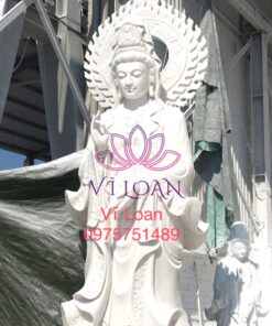 tượng quan âm đá cẩm đẹp